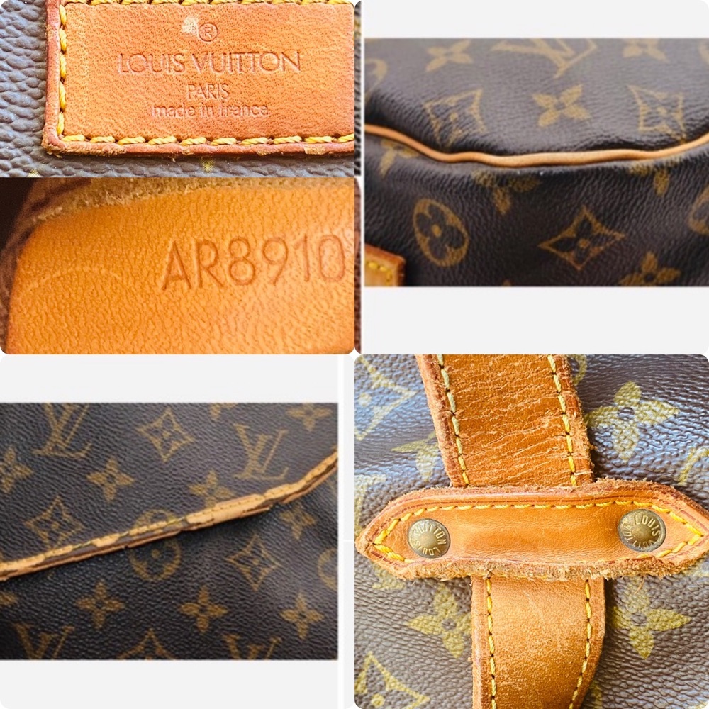 🔥🔥Auth Louis Vuitton Saumur 35 Crossbody Messager LV Unisex Bag - Picture 8 of 11